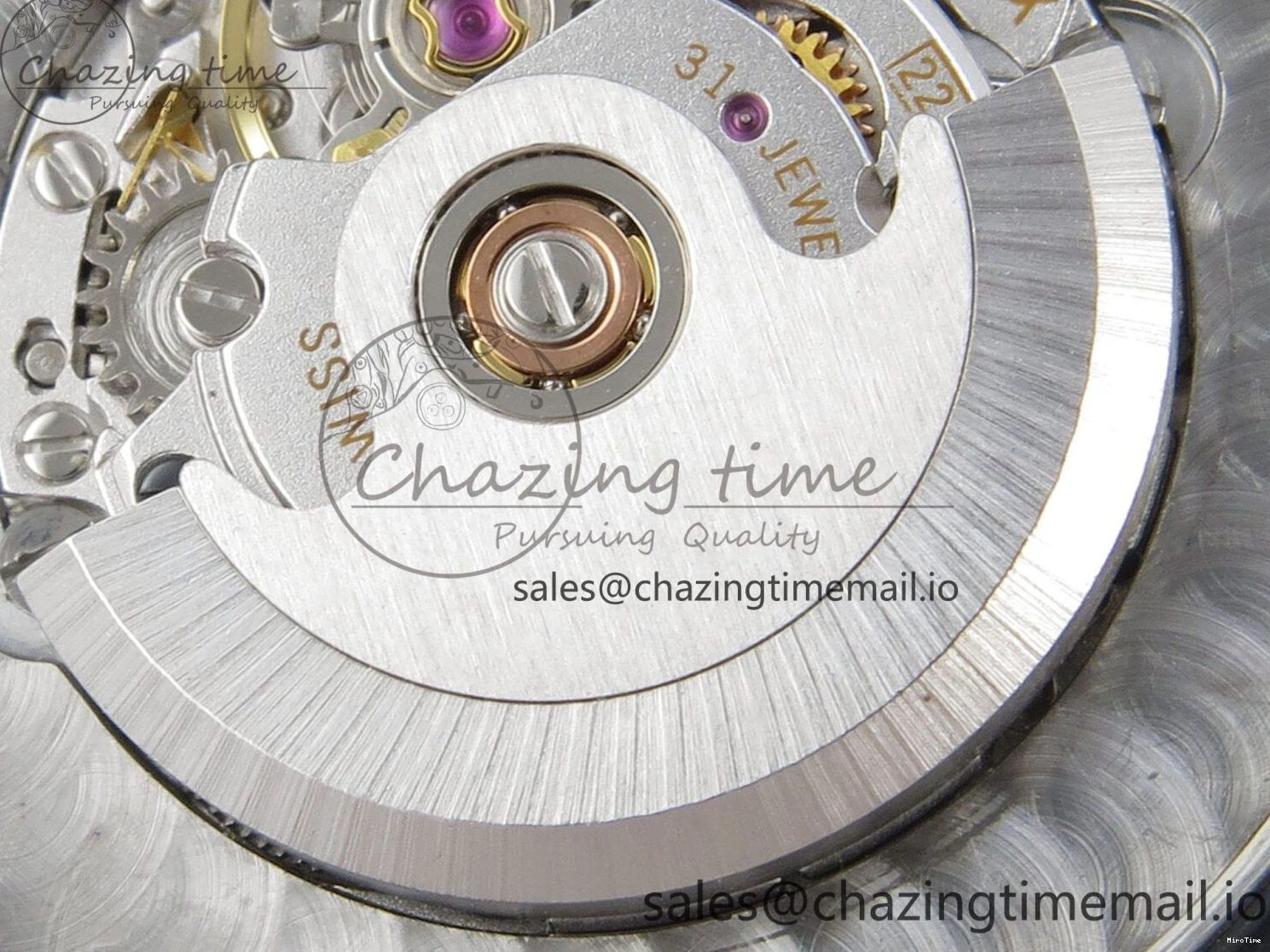 MiroTime 0118 SmoothTexture DateJust 31 278274 THBF 1:1 Best Edition 904L Steel Brown Roman Dial Diamonds Bezel on SS Oyster Bracelet HZ Cal. 26